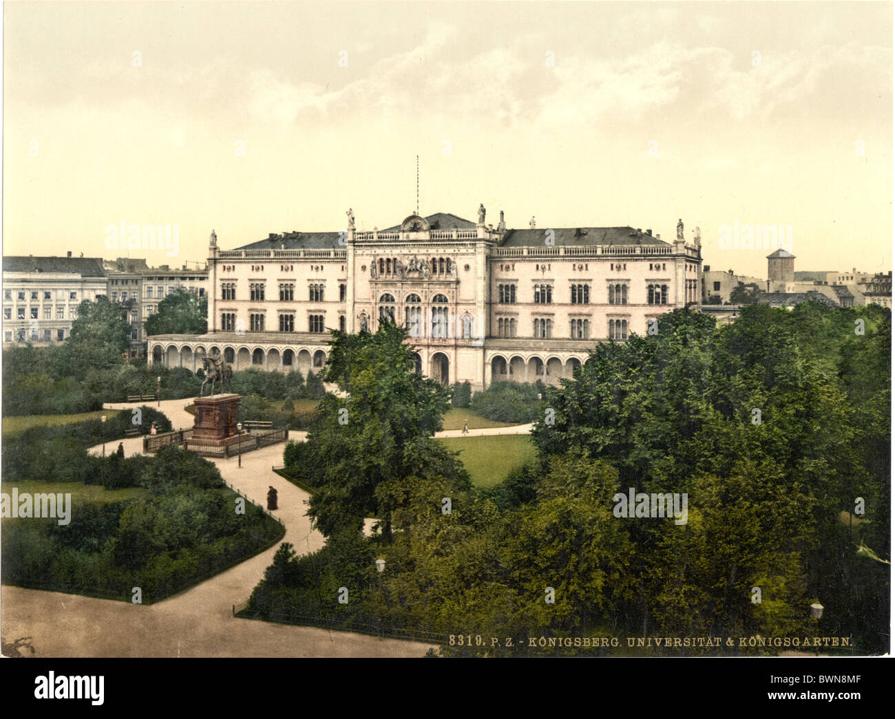 Konigsberg Kaliningrad Oblast de la Prusse de l'ancien Empire Allemand Allemagne Europe histoire Photochrom vers 1900 Banque D'Images