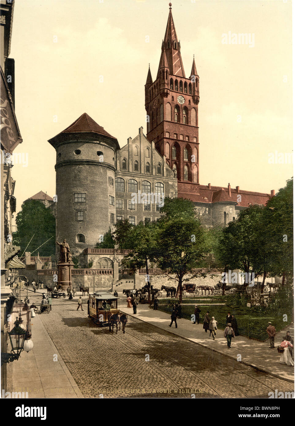 Konigsberg Kaliningrad Oblast de la Prusse de l'ancien Empire Allemand Allemagne Europe histoire Photochrom vers 1900 Banque D'Images