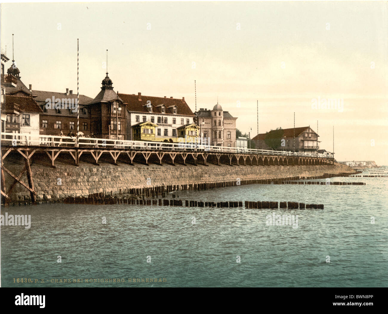 Zelenogradsk Cranz mauvais standing moyen accorde Konigsberg Kaliningrad Oblast de la Prusse de l'anciennement Allemagne Europe Allemand E Banque D'Images