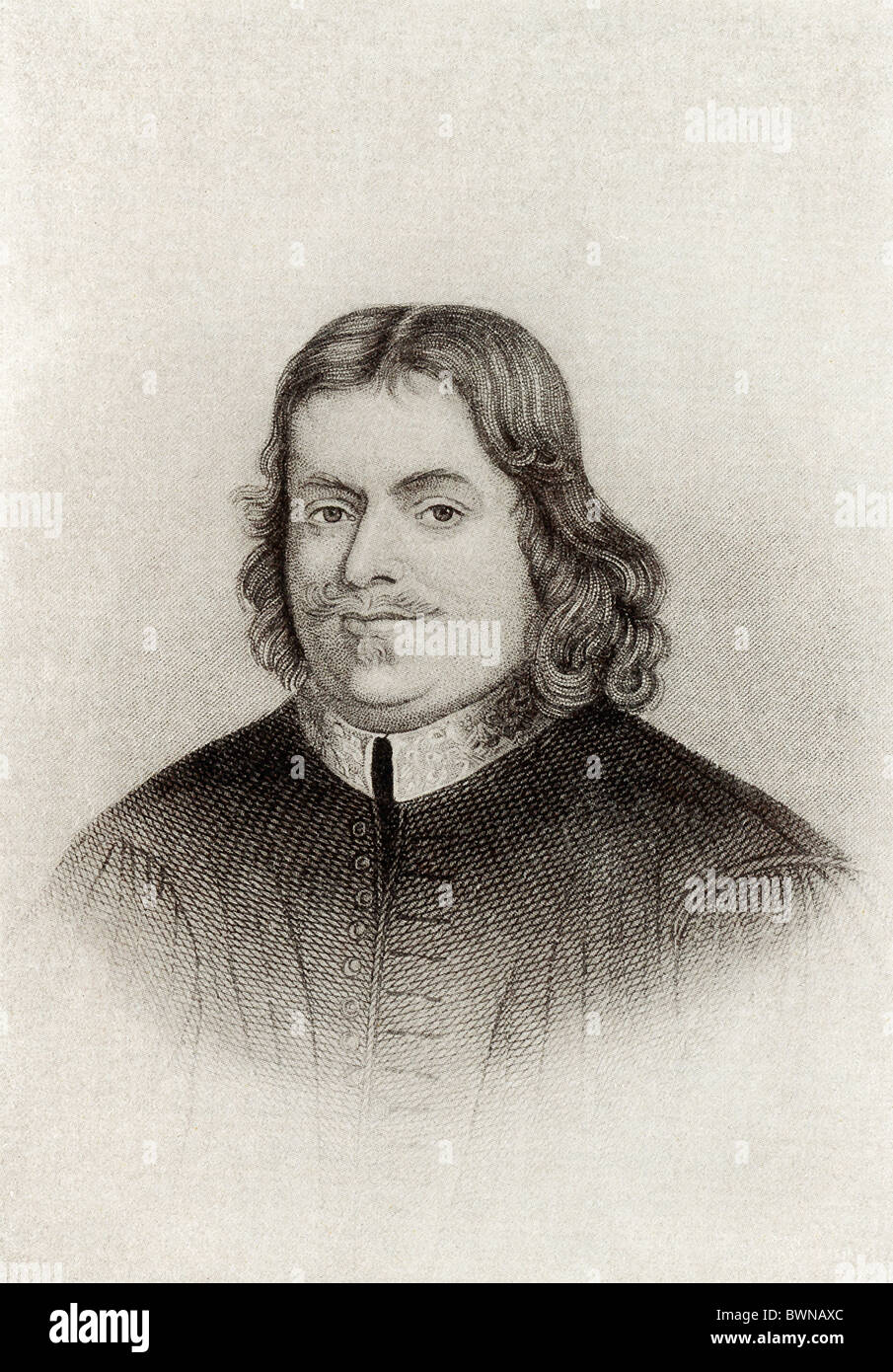 Une réforme, Baptiste John Bunyan (1628-1688) était un écrivain et prédicateur connu pour son travail 'Pilgrim's Progress". Banque D'Images