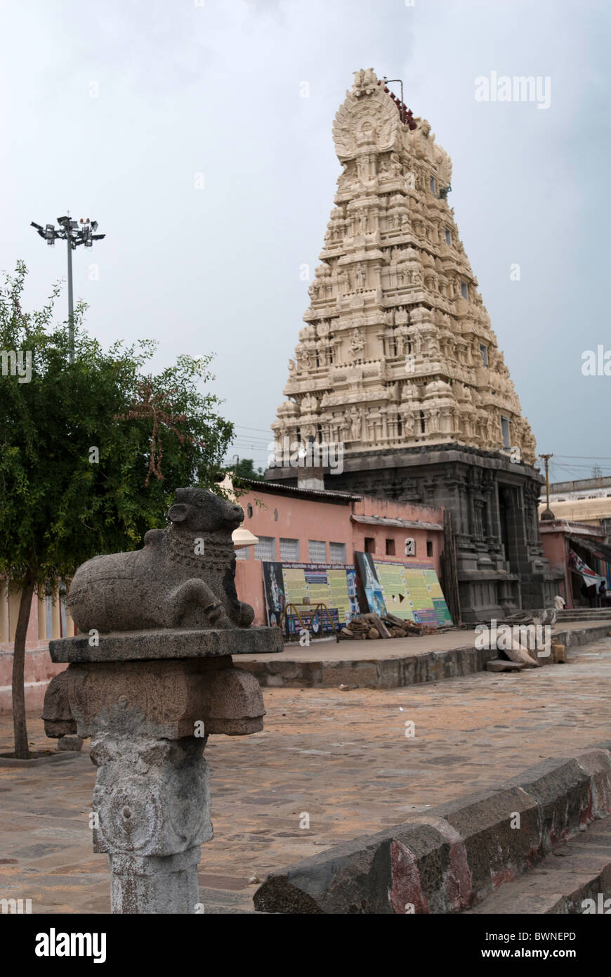 Katchabeswarar Kachabeswarar Temple Sri ; ; ; ; shiva hindu saivite ; 13e siècle ; temple Chola ; à Kancheepuram ;Kanchipuram, Banque D'Images