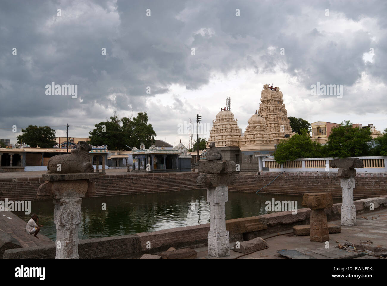 Katchabeswarar Kachabeswarar Temple Sri ; ; ; ; shiva hindu saivite ; 13e siècle ; temple Chola ; à Kancheepuram ;Kanchipuram, Banque D'Images