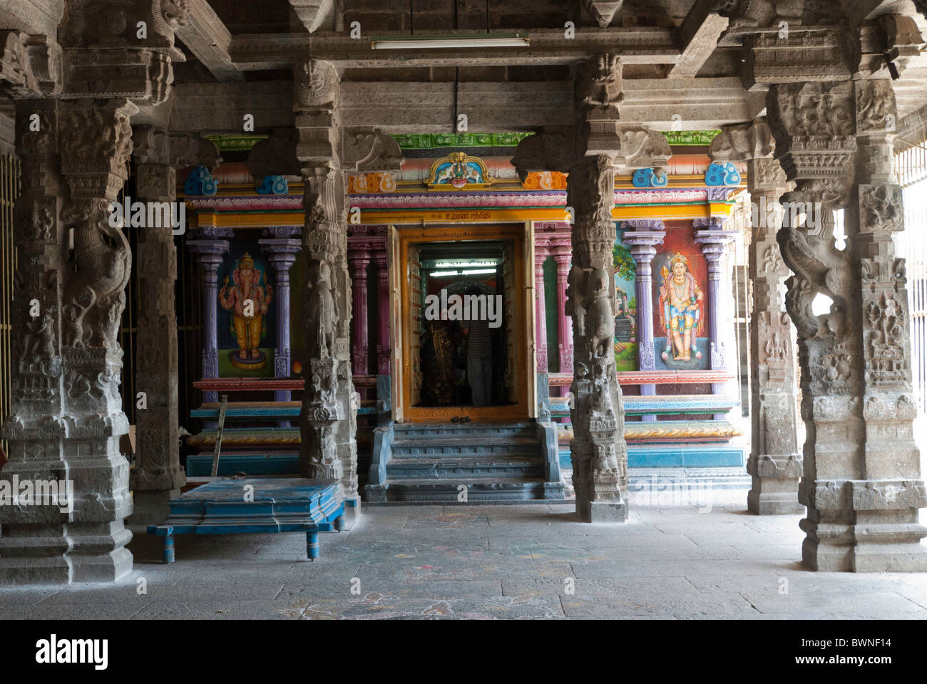 La Sri Ekambaranathar Temples ;représente la Terre (Prithvi),Linga Shiva;Saivite ; ; kanchipuram kancheepuram, Tamil Nadu, Banque D'Images