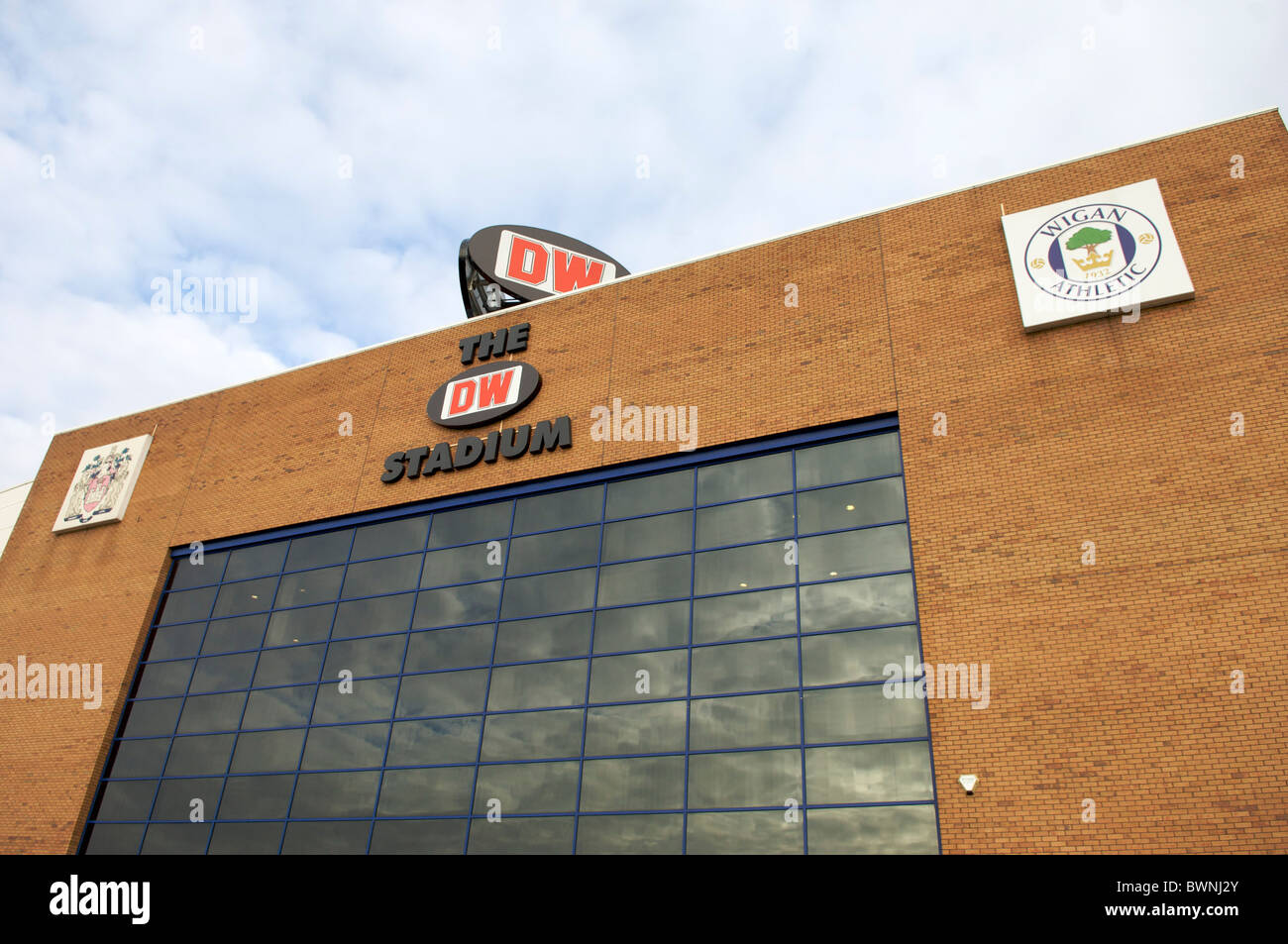 Le DW Stadium de Wigan, Greater Manchester, Angleterre Banque D'Images