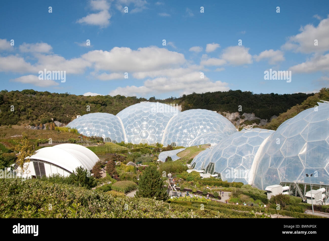 Eden Project biomes, Cornwall, UK Banque D'Images