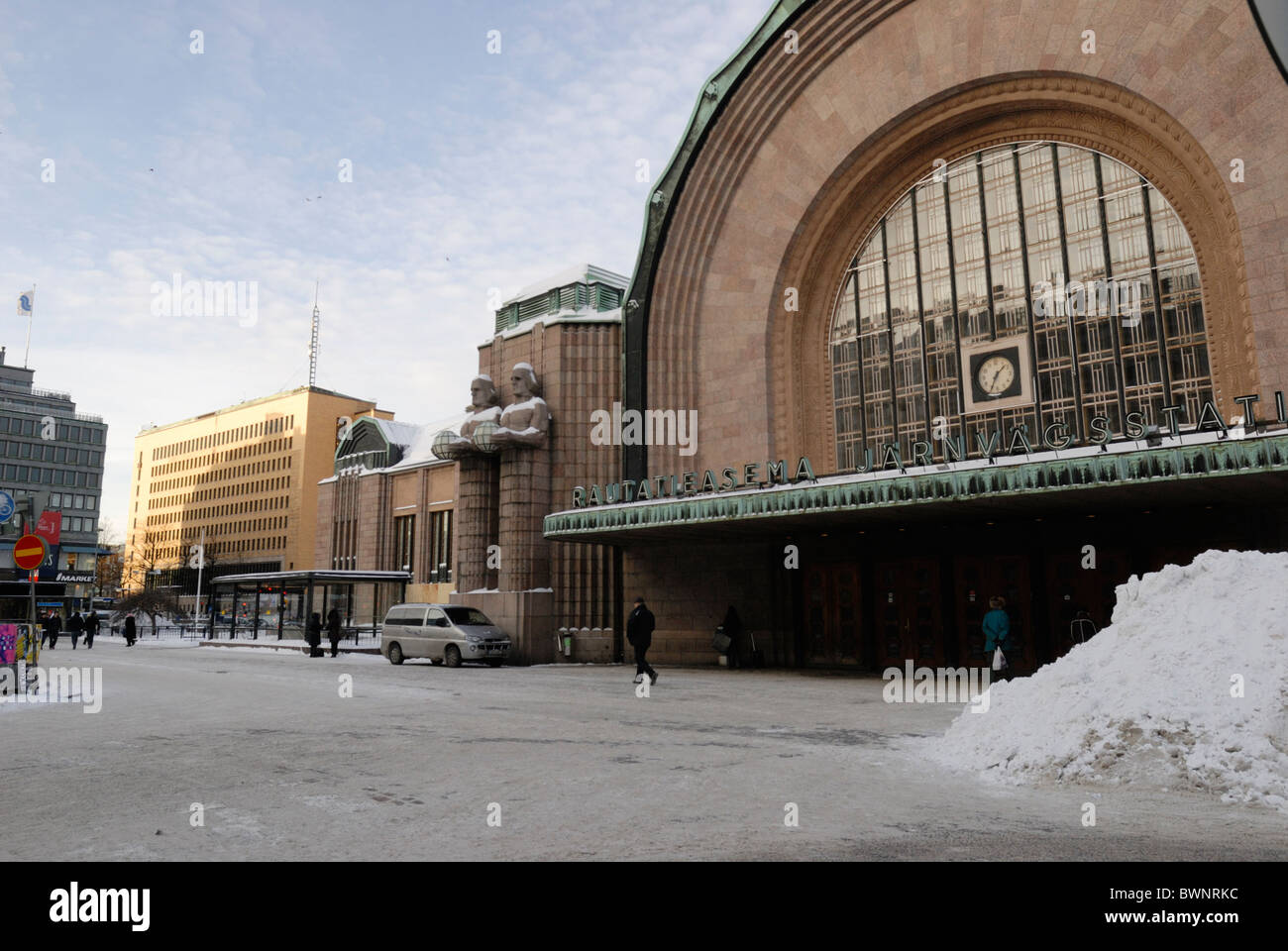 Gare principale, Helsinki, Finlande Banque D'Images