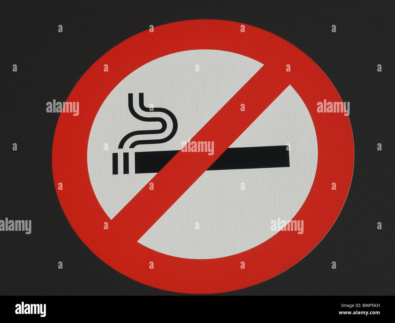 Interdiction de Fumer Interdiction de fumer Symbole pictogramme Banque D'Images