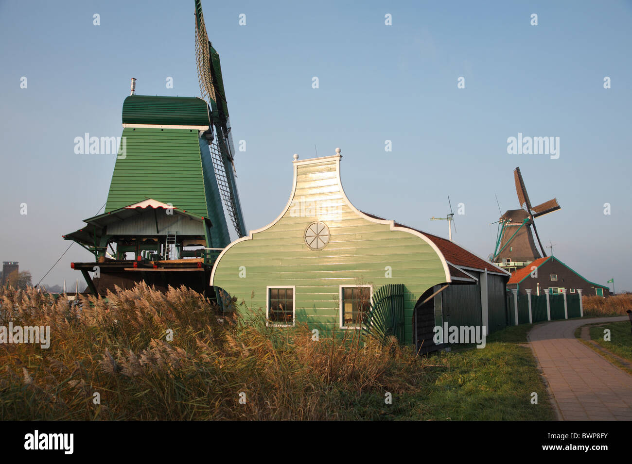 Museum village historique d'Zaance Schans, Pays-Bas, Holland Banque D'Images