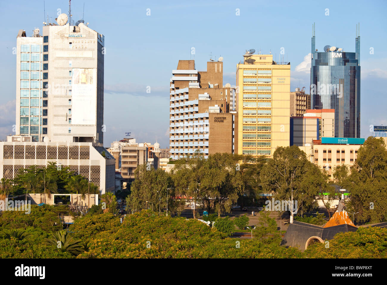 Skyline, Nairobi, Kenya Banque D'Images