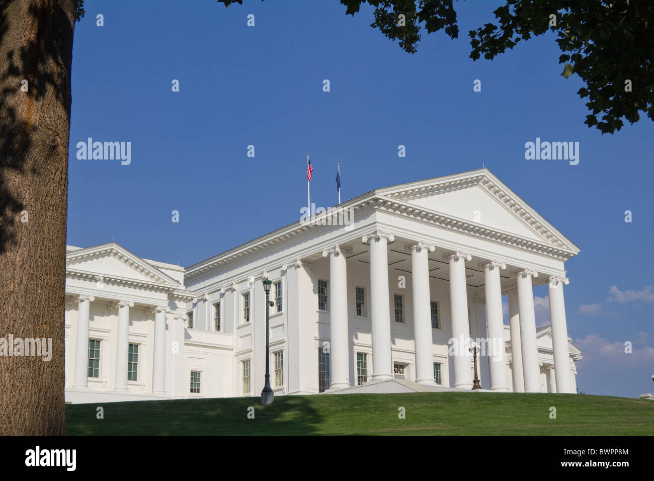 Virginia State Capitol Building, cour de district de fin, Richmond, Virginia, USA Banque D'Images