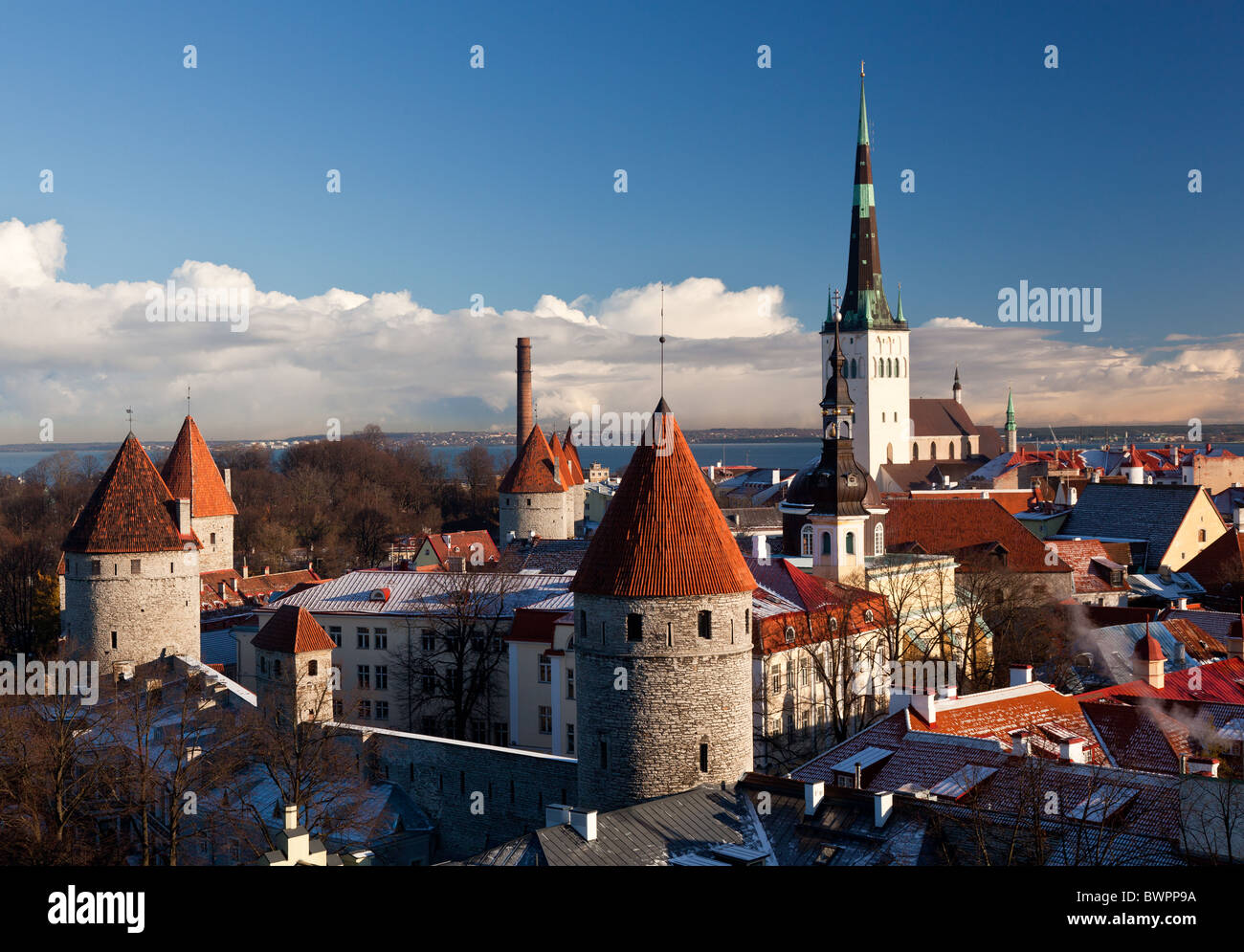 Tallinn en Estonie, Europe Banque D'Images