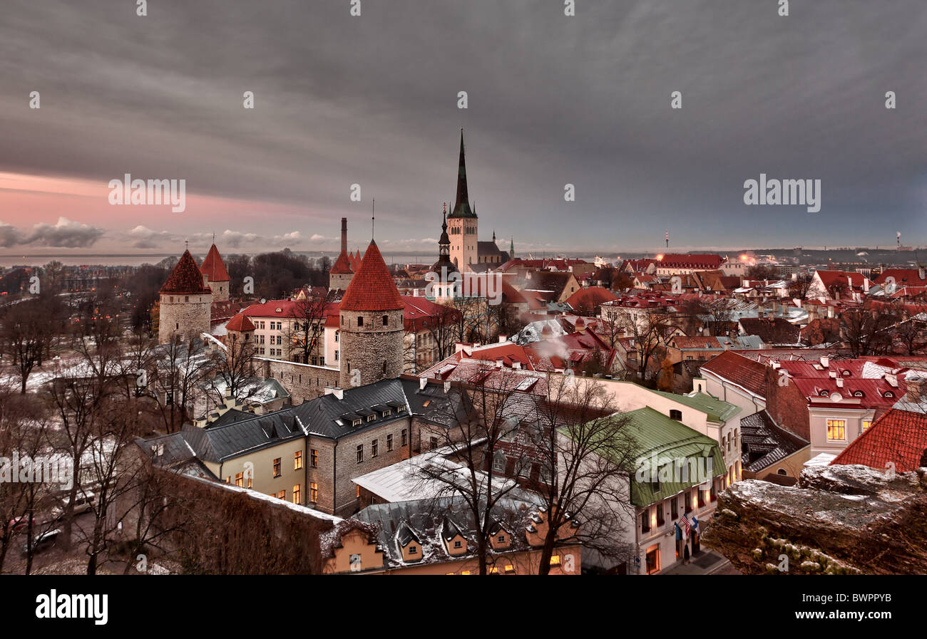 Tallinn, Estonie Banque D'Images