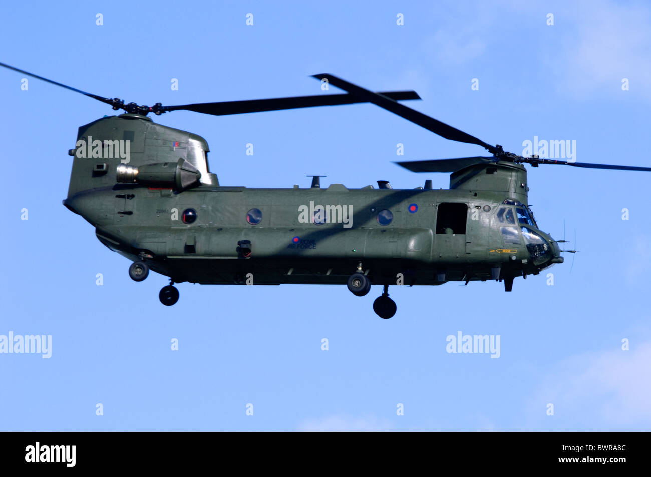 Affichage de l'hélicoptère Chinook HC2 à RAF Benson Banque D'Images
