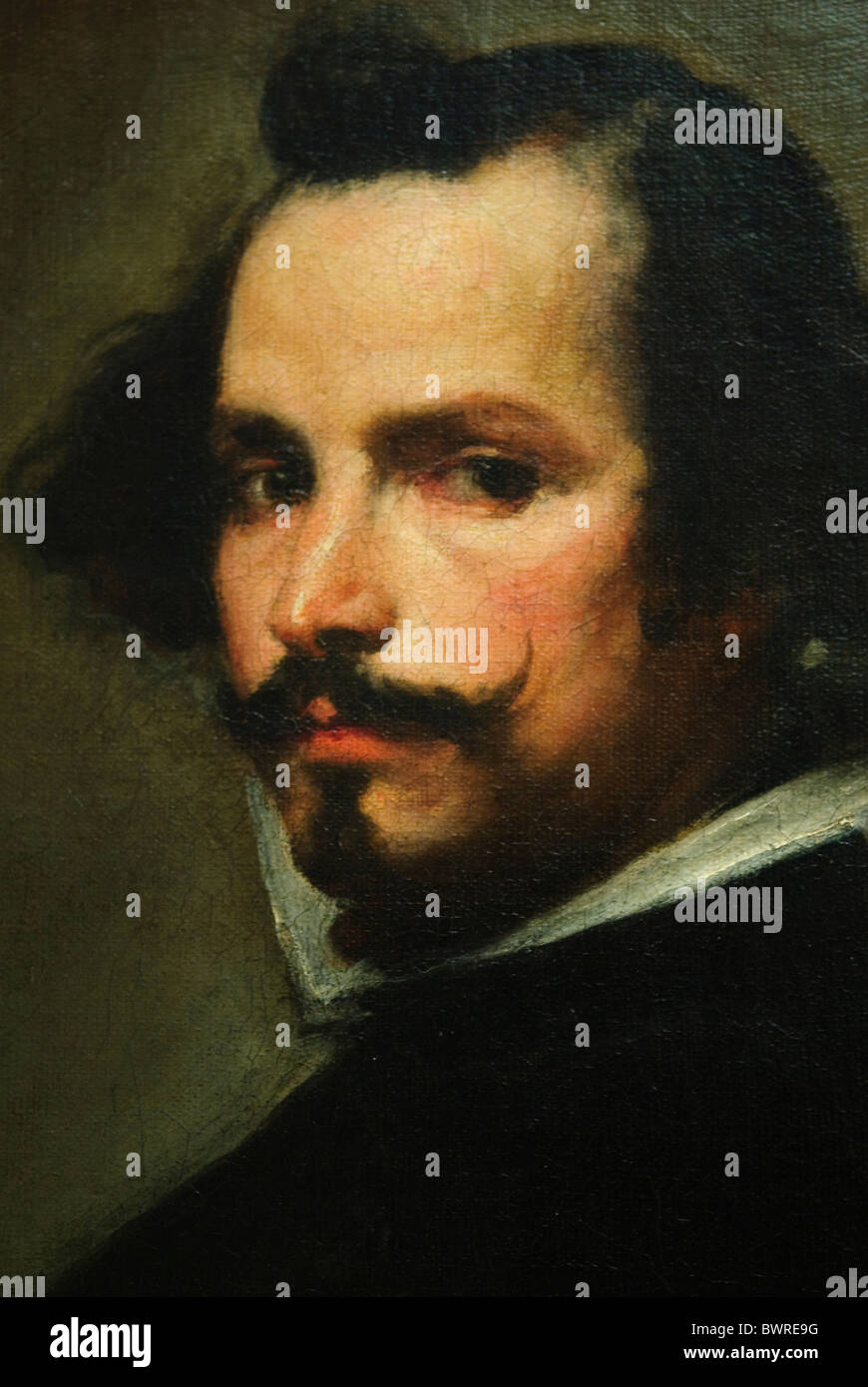 Portrait d'un homme, par Diego Rodríguez de Silva y Velázquez, Banque D'Images