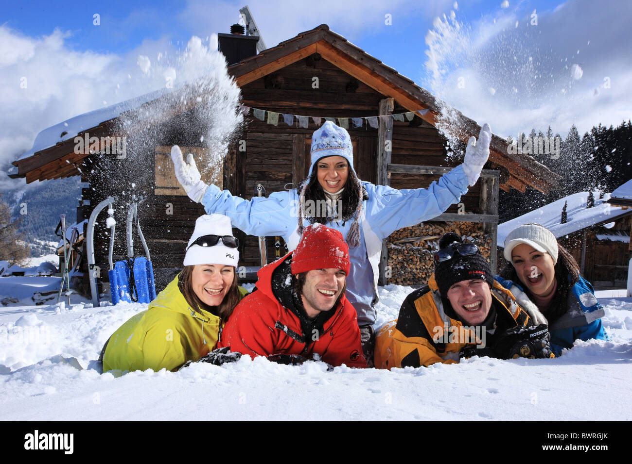 Suisse Europe occidentale à l'extérieur extérieur extérieur alpin paysage montagne montagnes alpes canton Grisons Banque D'Images