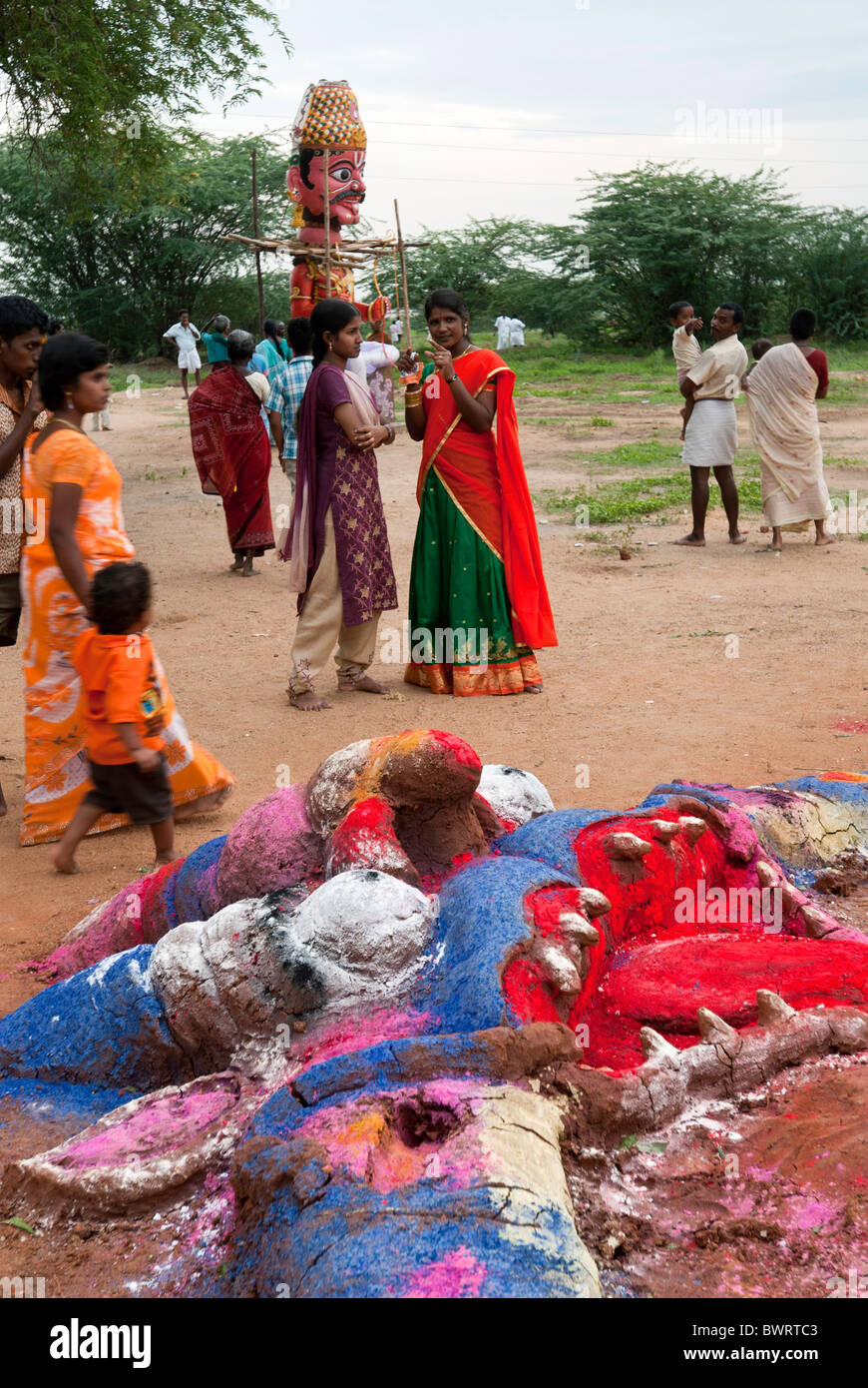 Patukalam Sevelimedu festival à Kanchipuram, dans le Tamil Nadu, Inde du Sud, Inde. Banque D'Images
