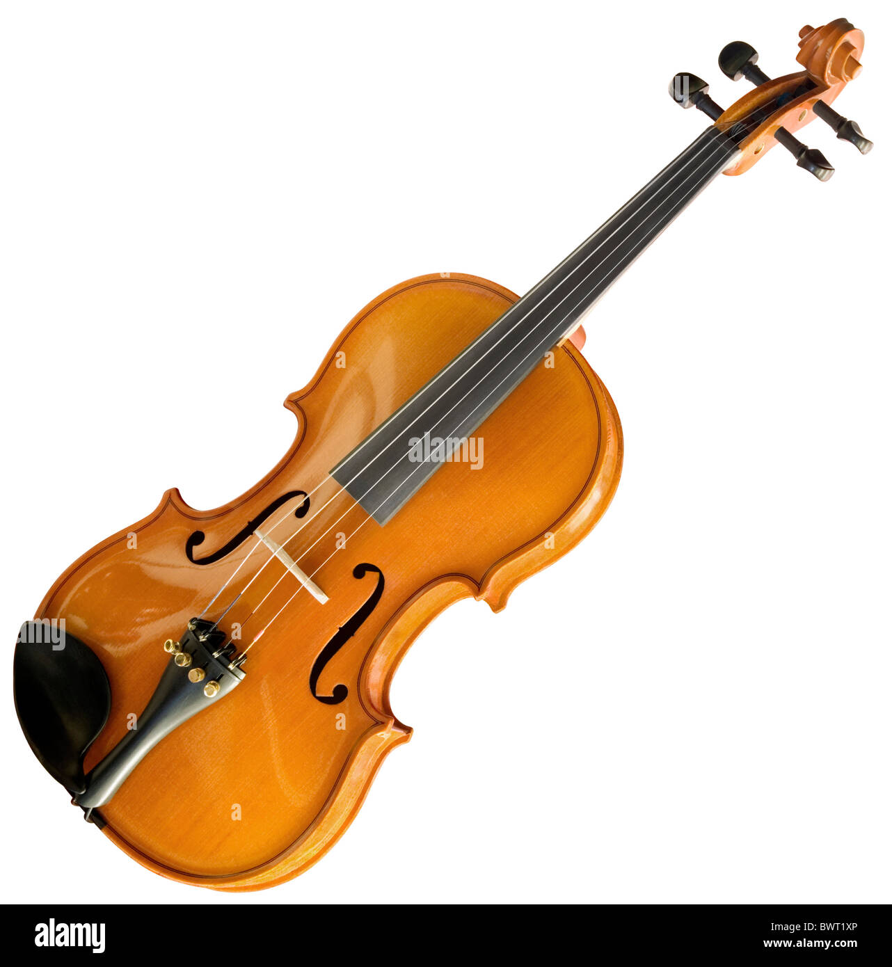 Découpe de violon avec clipping path Banque D'Images