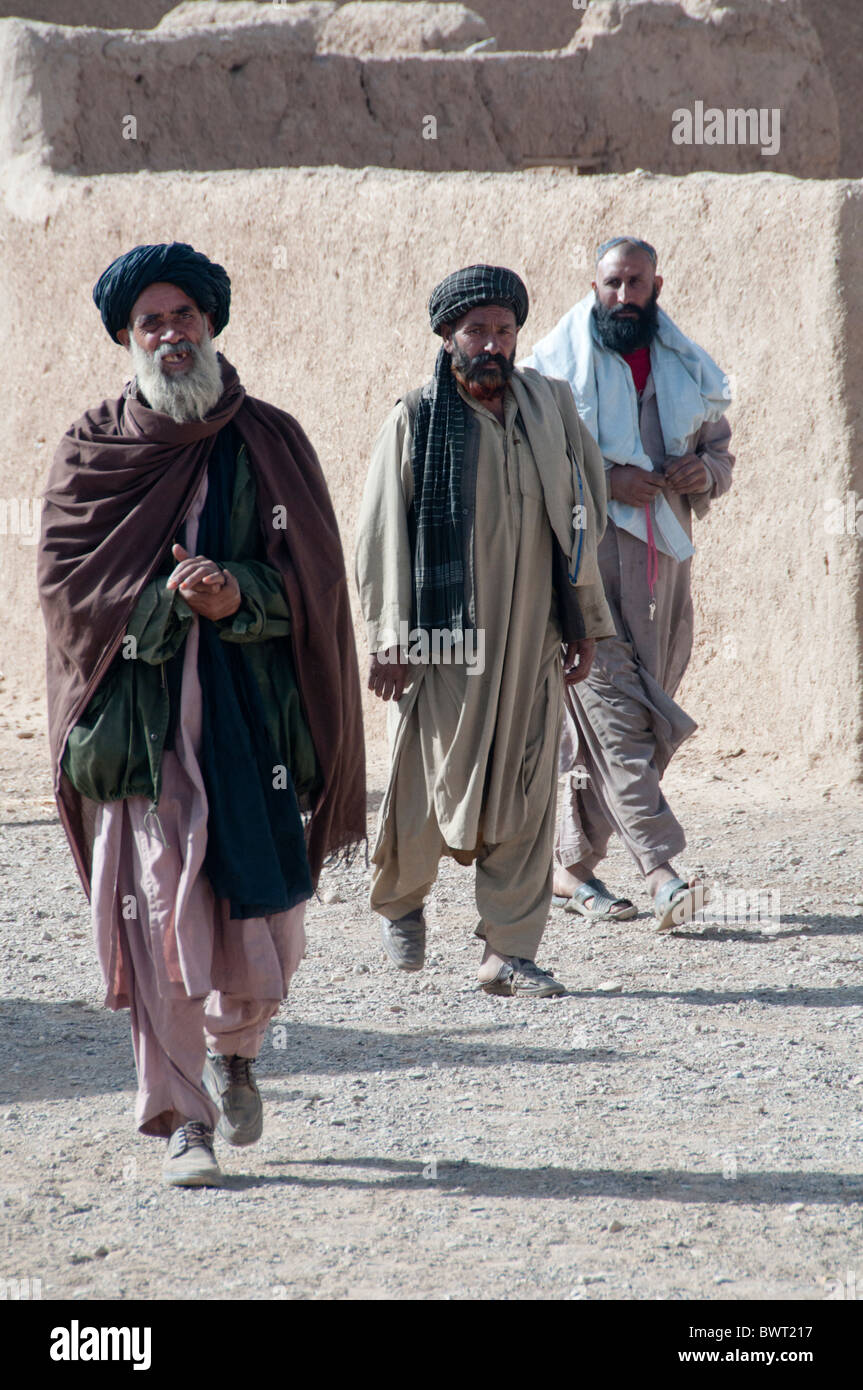 Les hommes dans le Helmand Afghanistan Banque D'Images