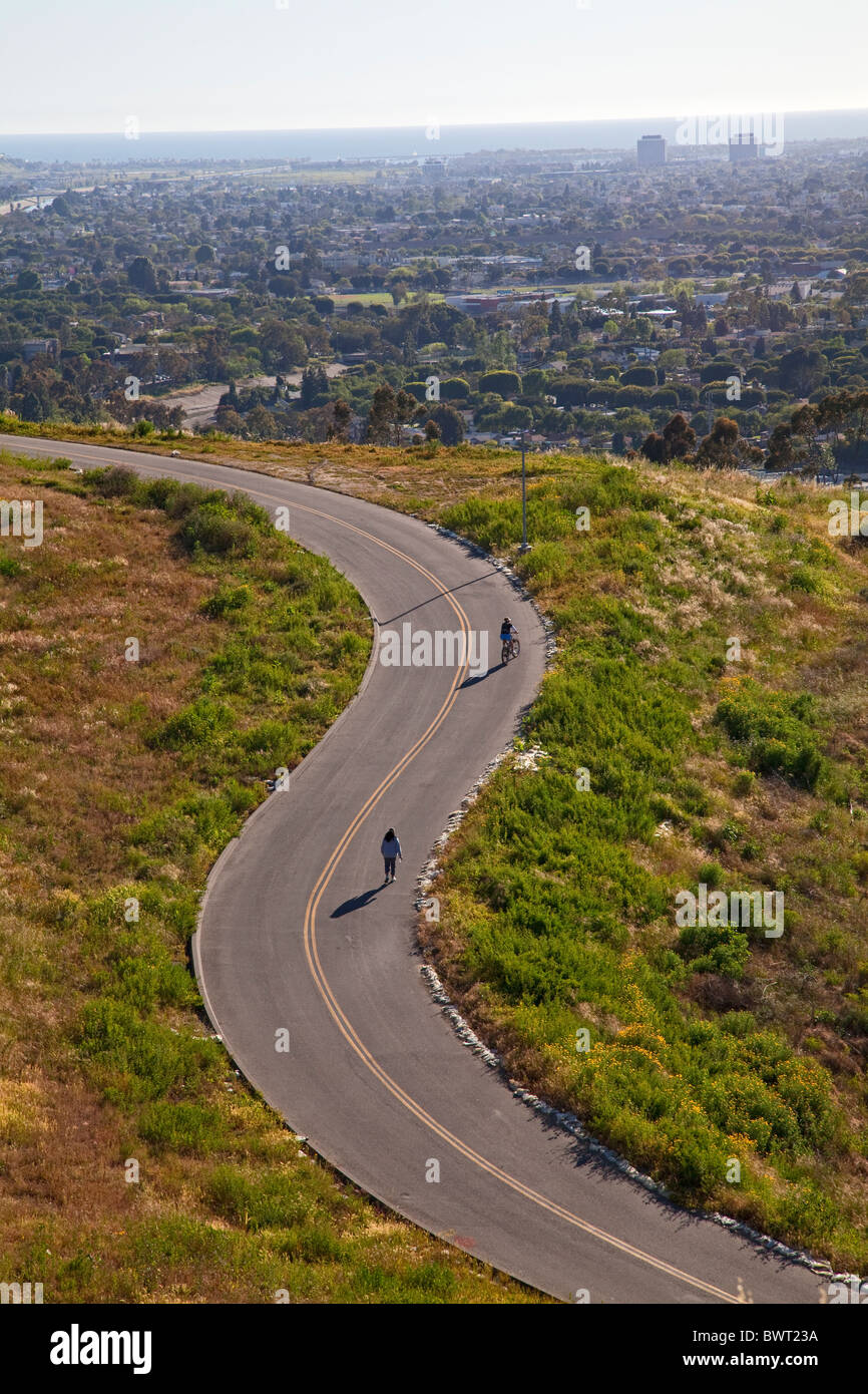 Baldwin Hills un panorama de State Park, Culver City, Los Angeles, Californie, USA Banque D'Images