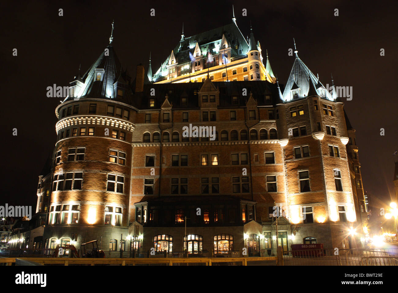 Le Château Frontenac Québec Québec Canada Banque D'Images