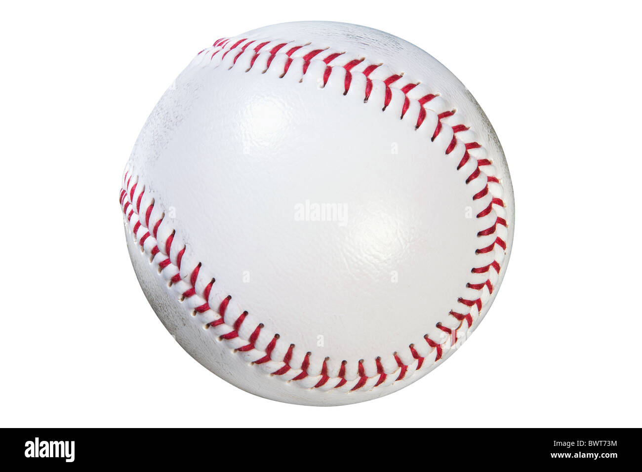 Photo d'un base-ball isolated on white background with clipping path fait à l'aide d'outil Plume. Banque D'Images