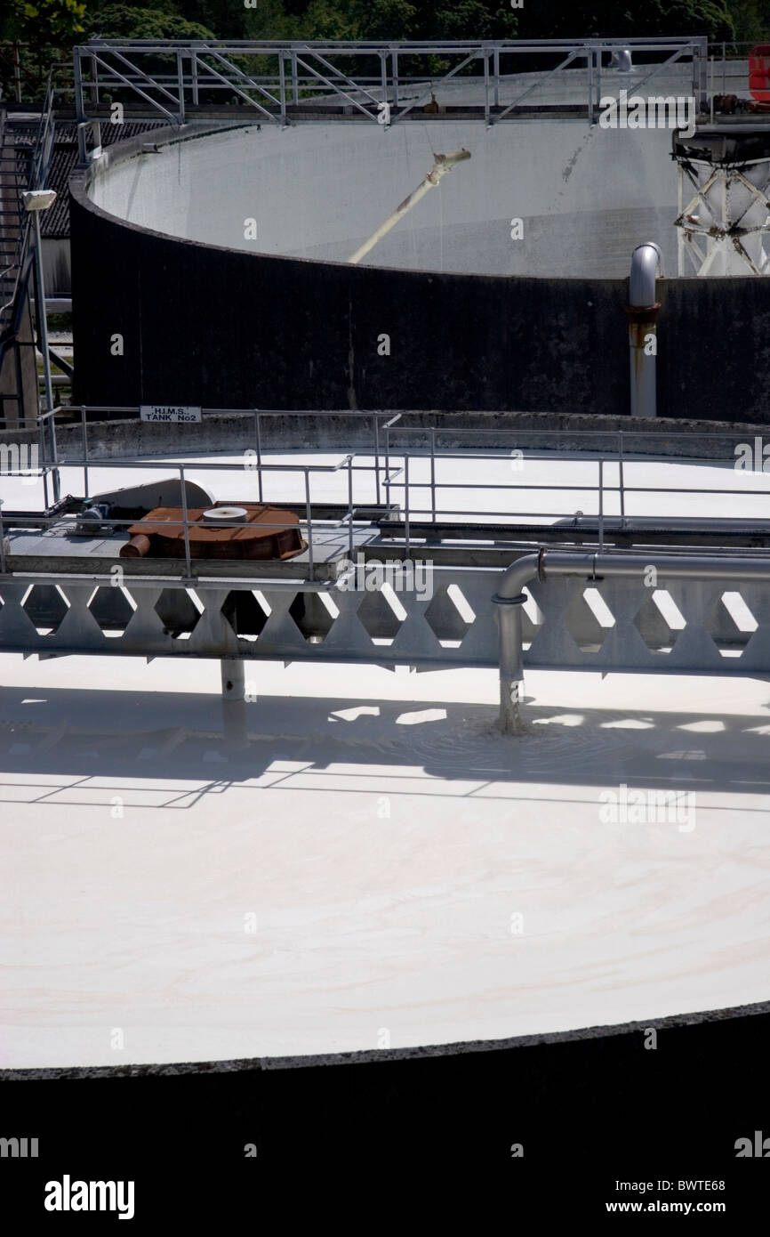 Les réservoirs de boue d'argile de la Chine Banque D'Images