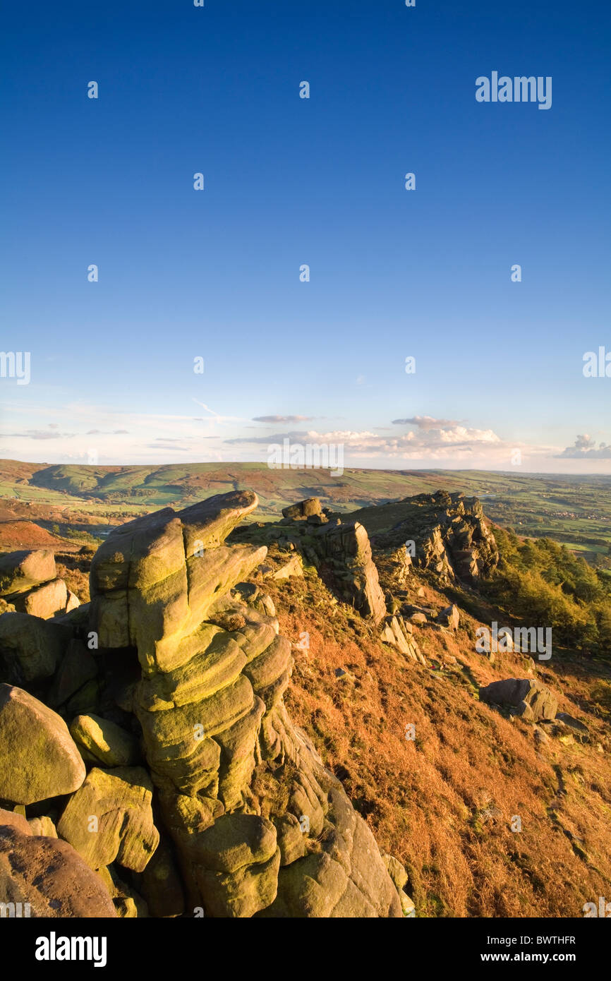 Les blattes, Staffordshire, Peak District National Park, Angleterre Royaume-uni Banque D'Images