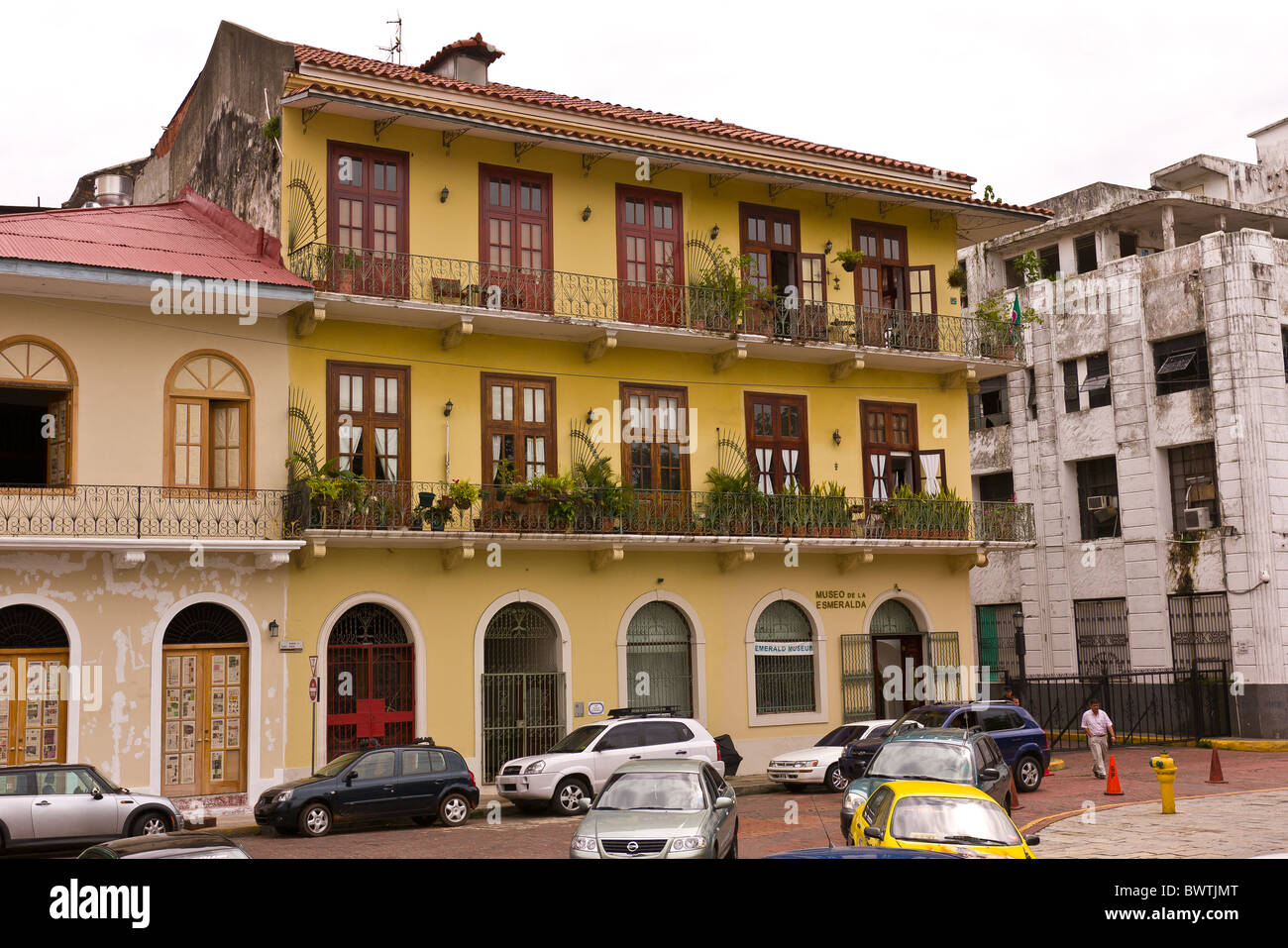 La ville de Panama, Panama - Musée de la Esmeralda, Musée de l'Émeraude, dans Casco Viejo, centre-ville historique. Banque D'Images