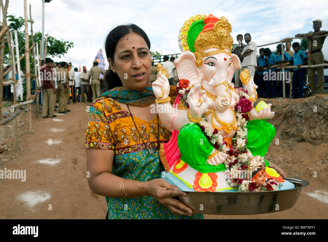 Ganesh festival, Inde. Banque D'Images