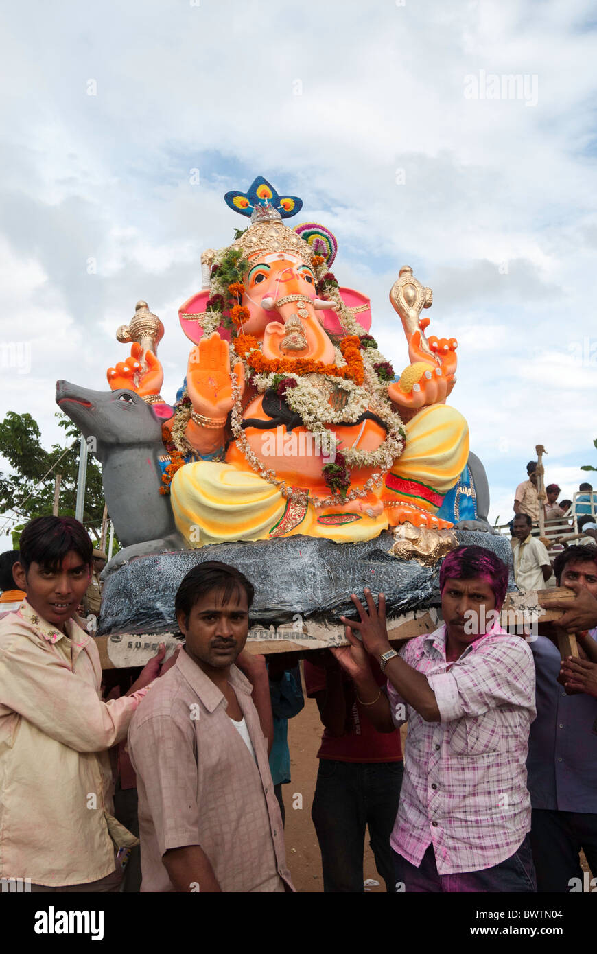 Festival de Ganesh au Tamil Nadu, Inde du Sud, Inde. Banque D'Images