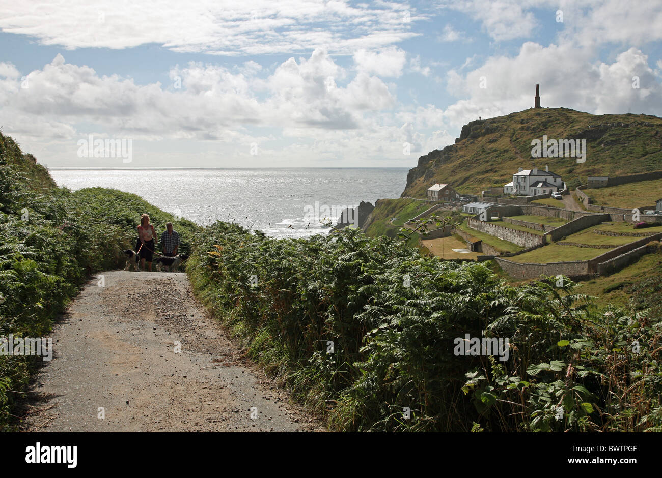 Cape Cornwall, Cornwall, Angleterre du Sud-Ouest, Royaume-Uni Banque D'Images
