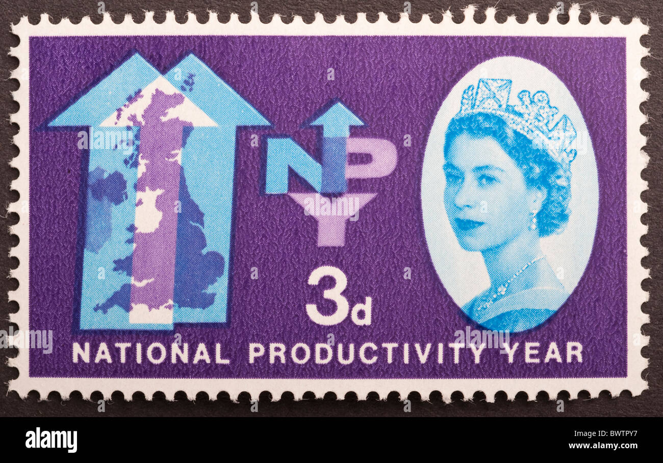 Royaume-Uni Postage Stamp, édition de 1962 Banque D'Images