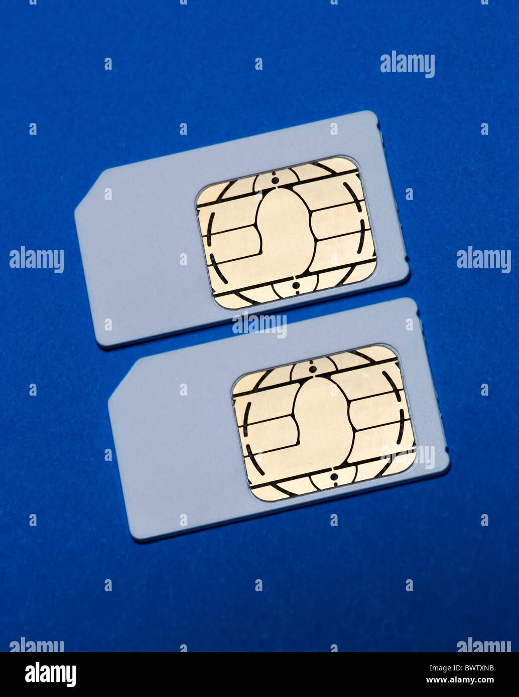 Cartes SIM Banque D'Images