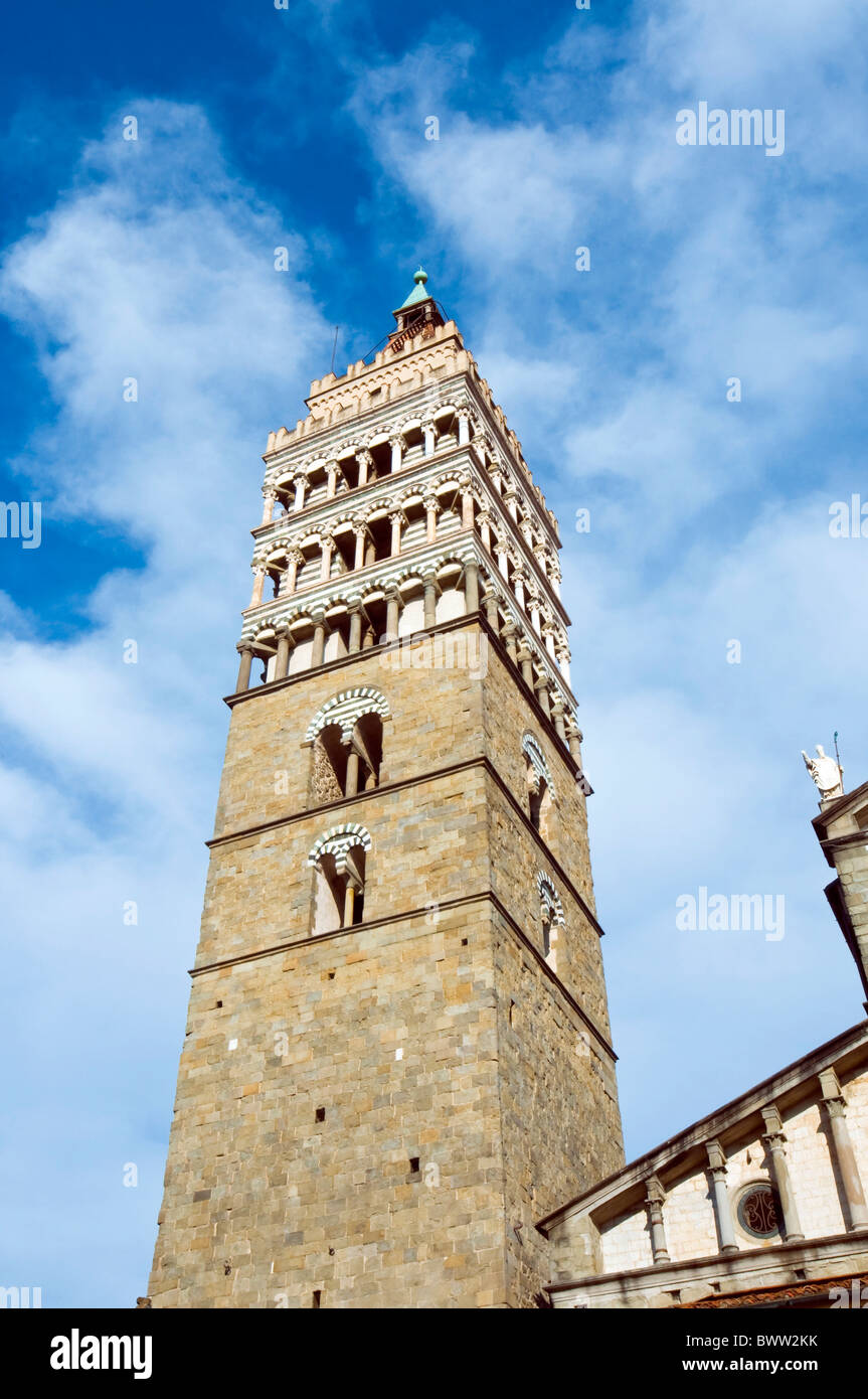 Cathédrale San Zeno , Pistoia, Toscane, Italie Banque D'Images