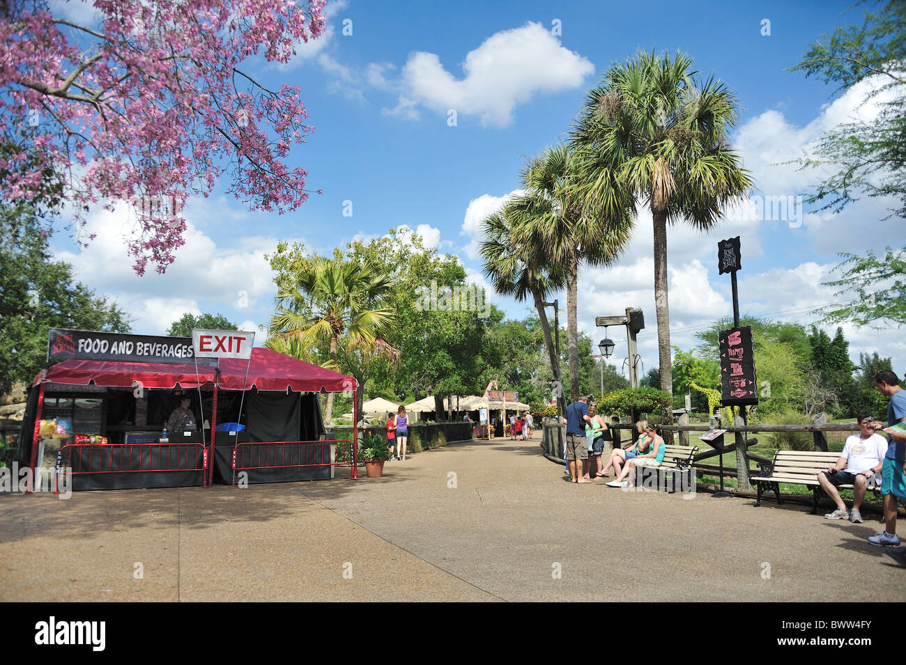 Busch Gardens Florida Banque D'Images