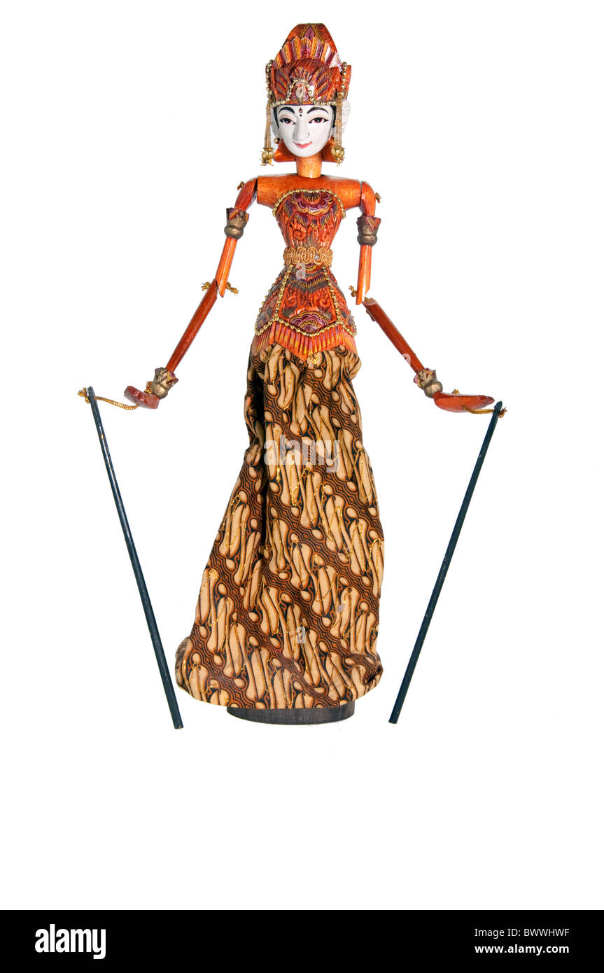 La photo de marionnette mignon de Bali Banque D'Images