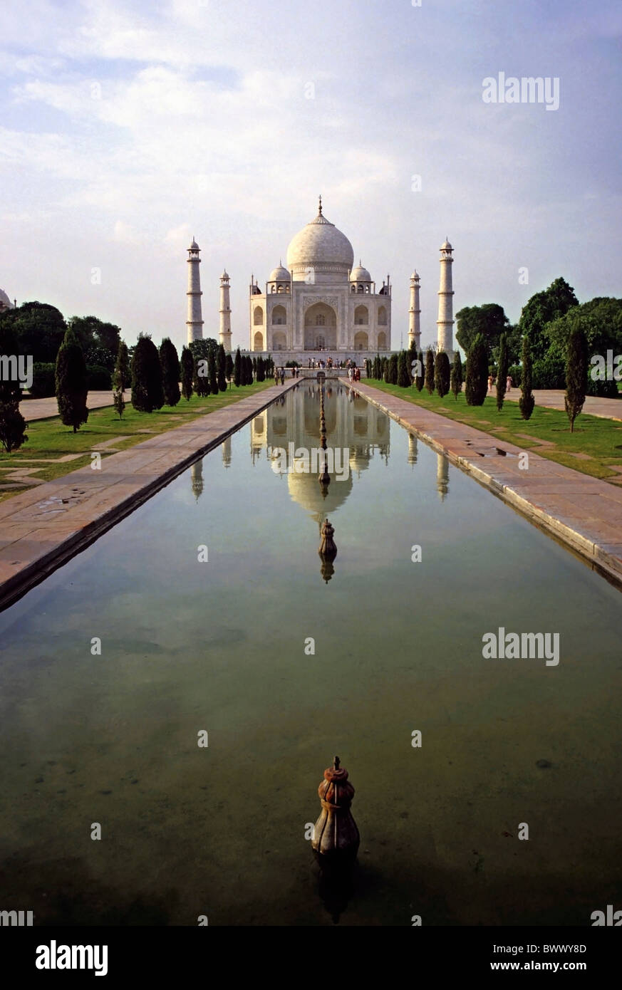 Taj Mahal, Agra, Inde. Banque D'Images