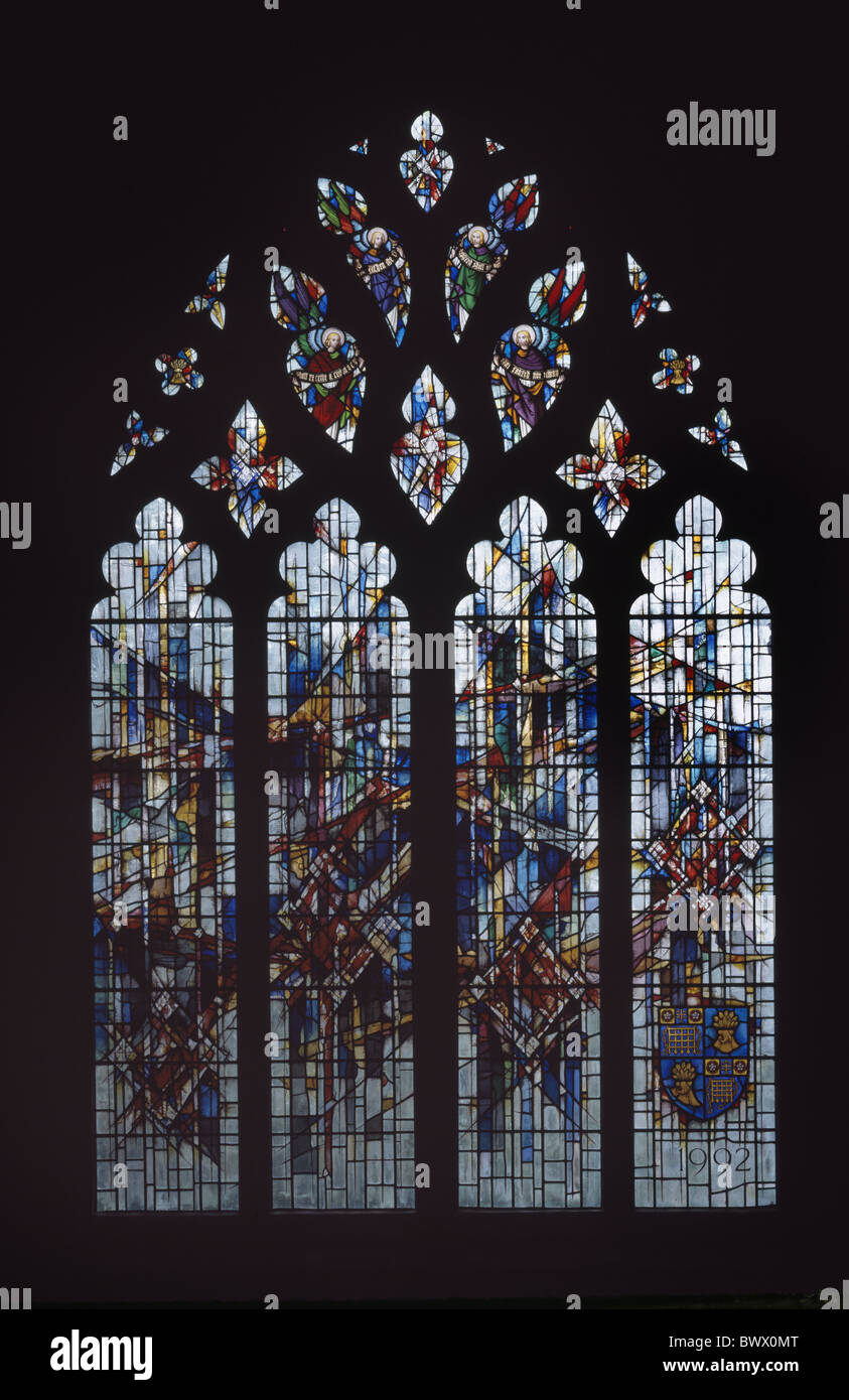La cathédrale de Chester, Westminster Fenêtre par Alan moins datée du 1992 Banque D'Images