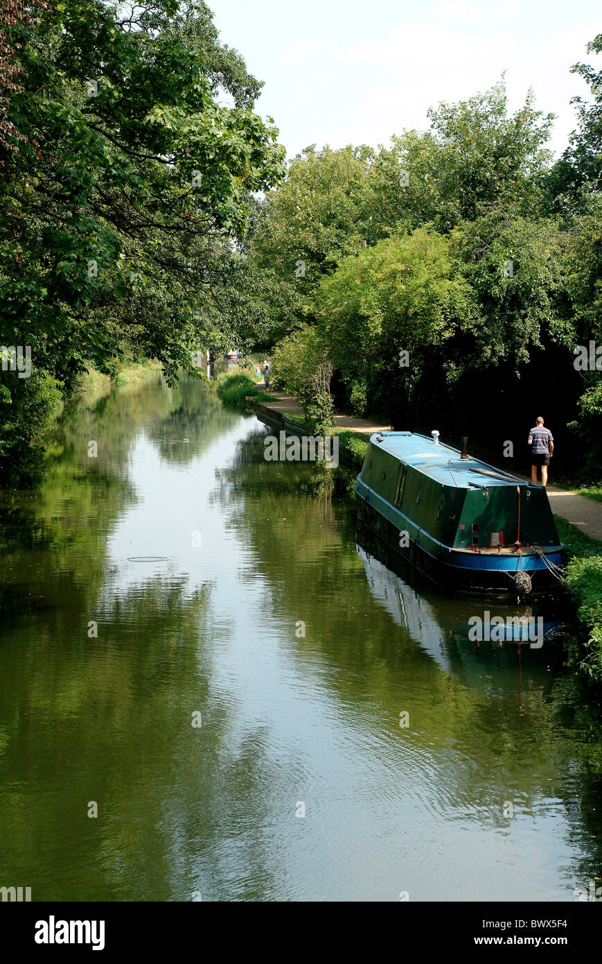 Scène du canal près de Hertford UK Banque D'Images