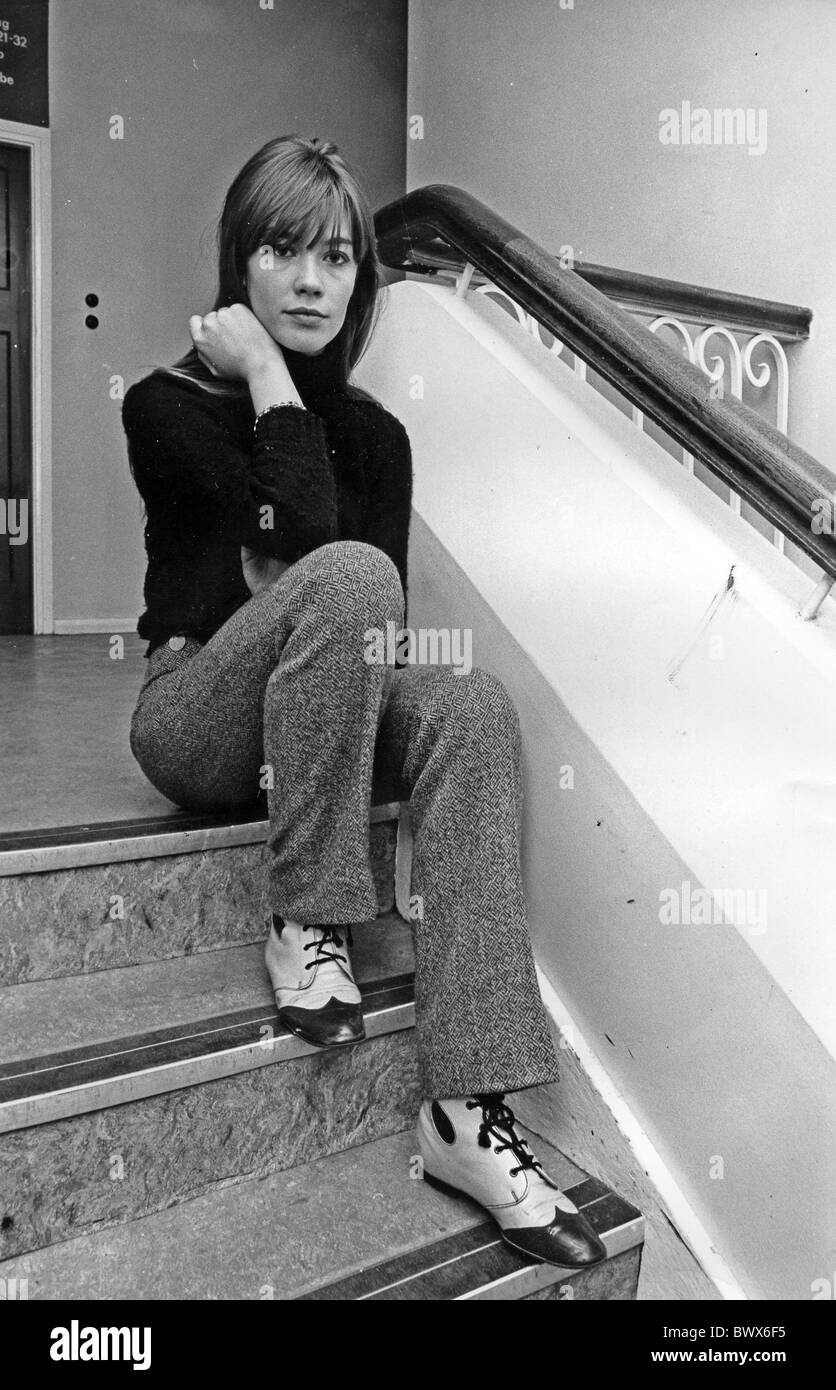 Françoise Hardy chanteuse française en novembre 1965. Photo Tony Gale Banque D'Images
