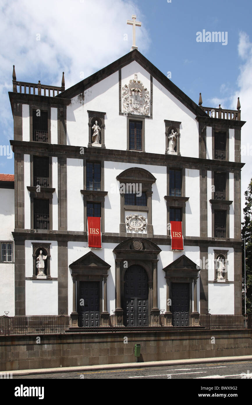 Portugal Madère Funchal Igreja do Colegio dos jésuites Banque D'Images