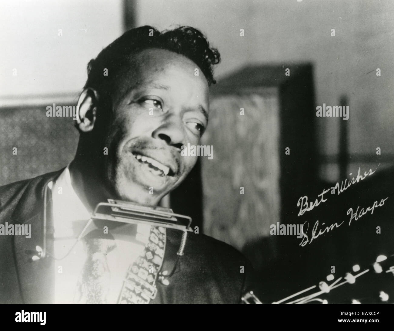 SLIM HARPO (1924-1970) musicien de blues américain Banque D'Images