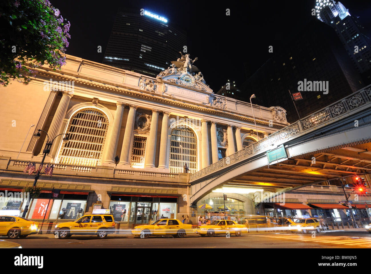 Grand Central Terminal à la 42e Rue à New York, New York, USA. Banque D'Images