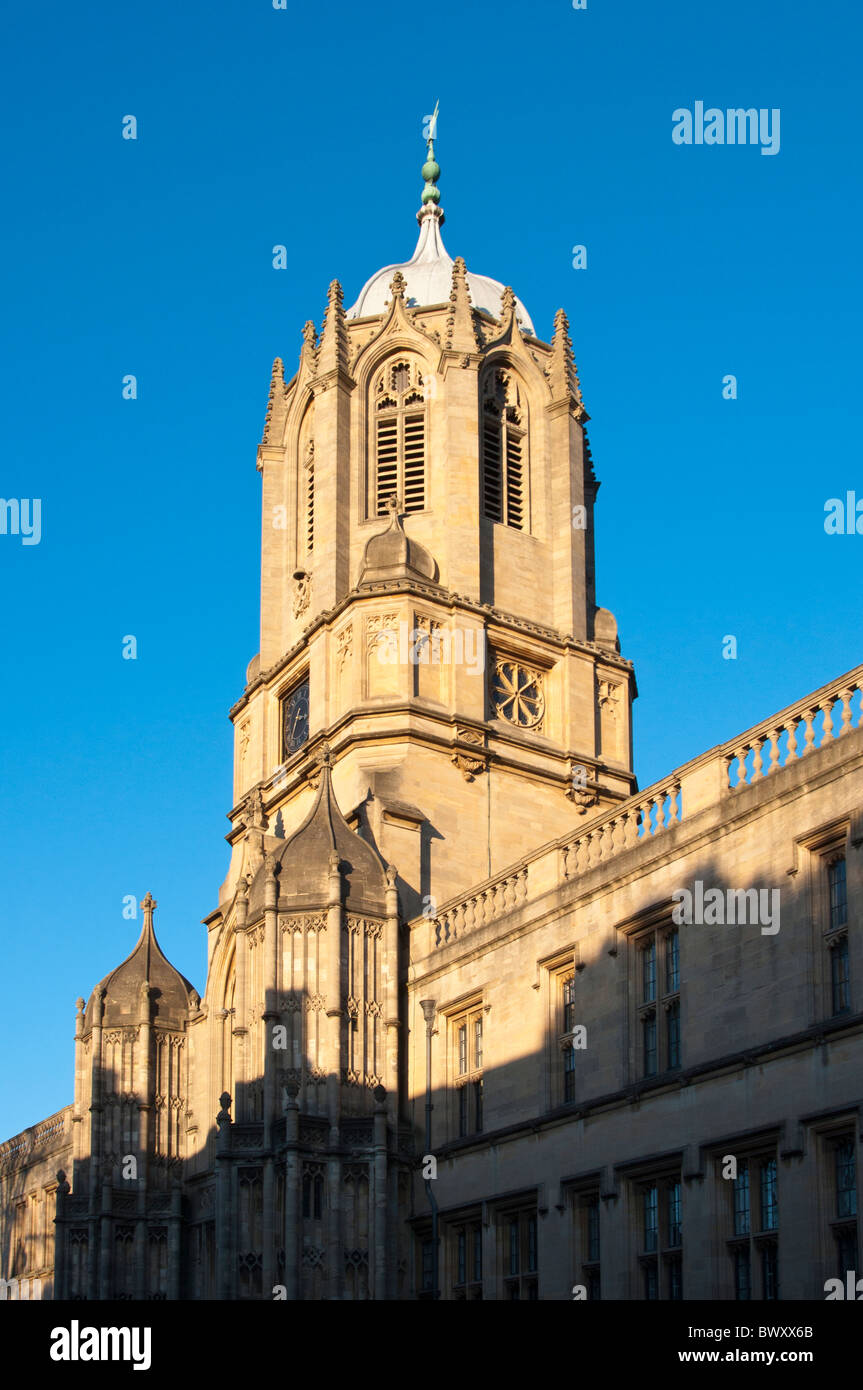 L'université de Christchurch l'université d'Oxford. L'Angleterre Banque D'Images