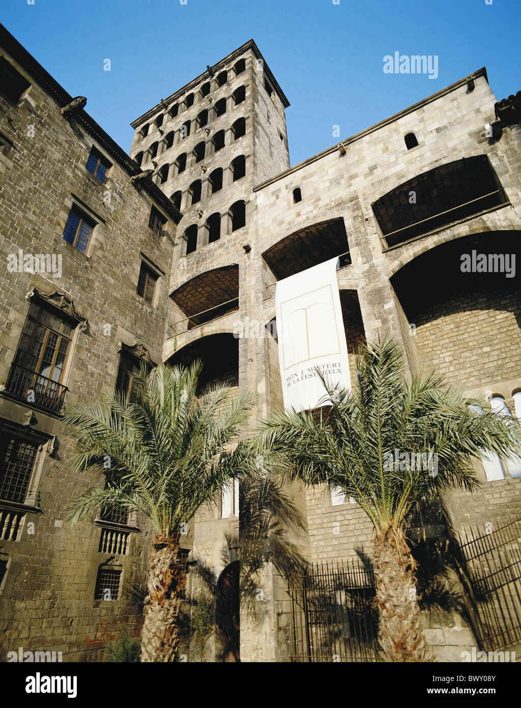 Barcelone Espagne Europe ville-musée historique Banque D'Images