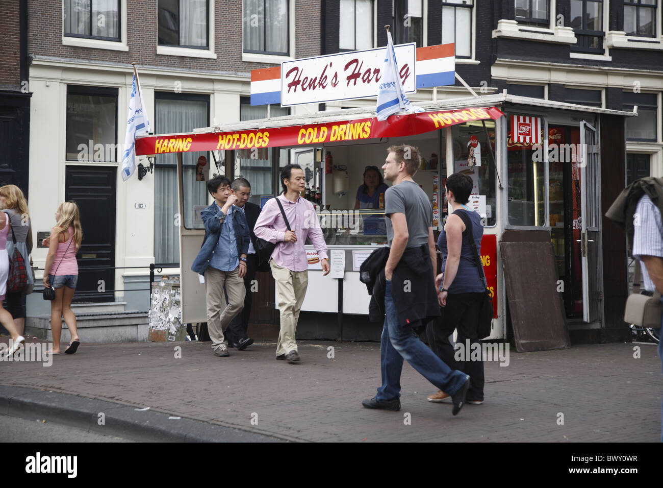 Fastfood Amsterdam Banque D'Images