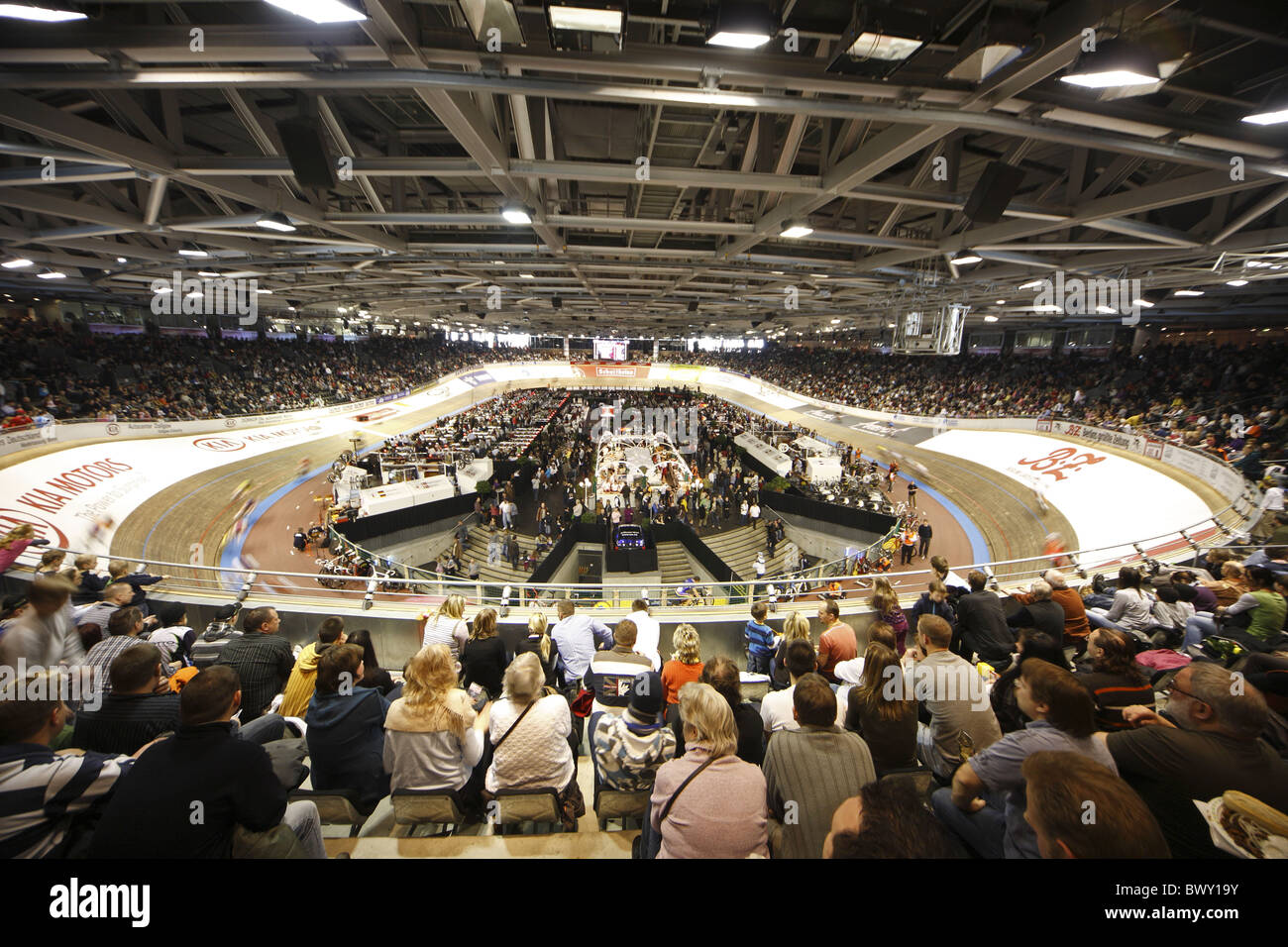 Six jours de Berlin Velodrom Sechstagerennen Banque D'Images