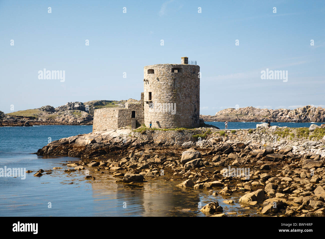 Cromwell's Castle Tresco Isles of Scilly Banque D'Images