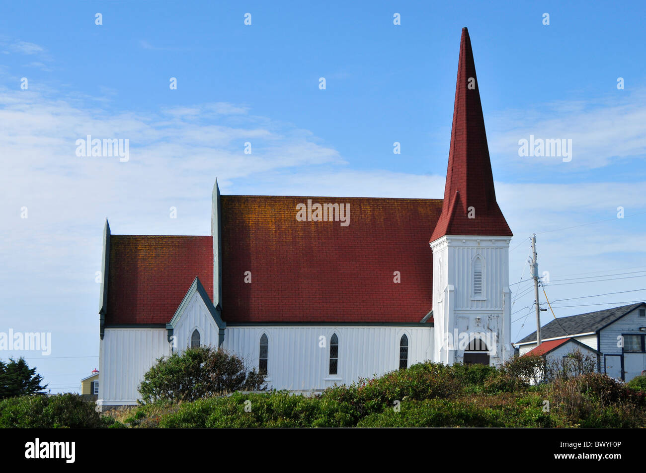 Saint John's Anglican Church, à Peggy's Cove, Nova Scotia, Canada Banque D'Images