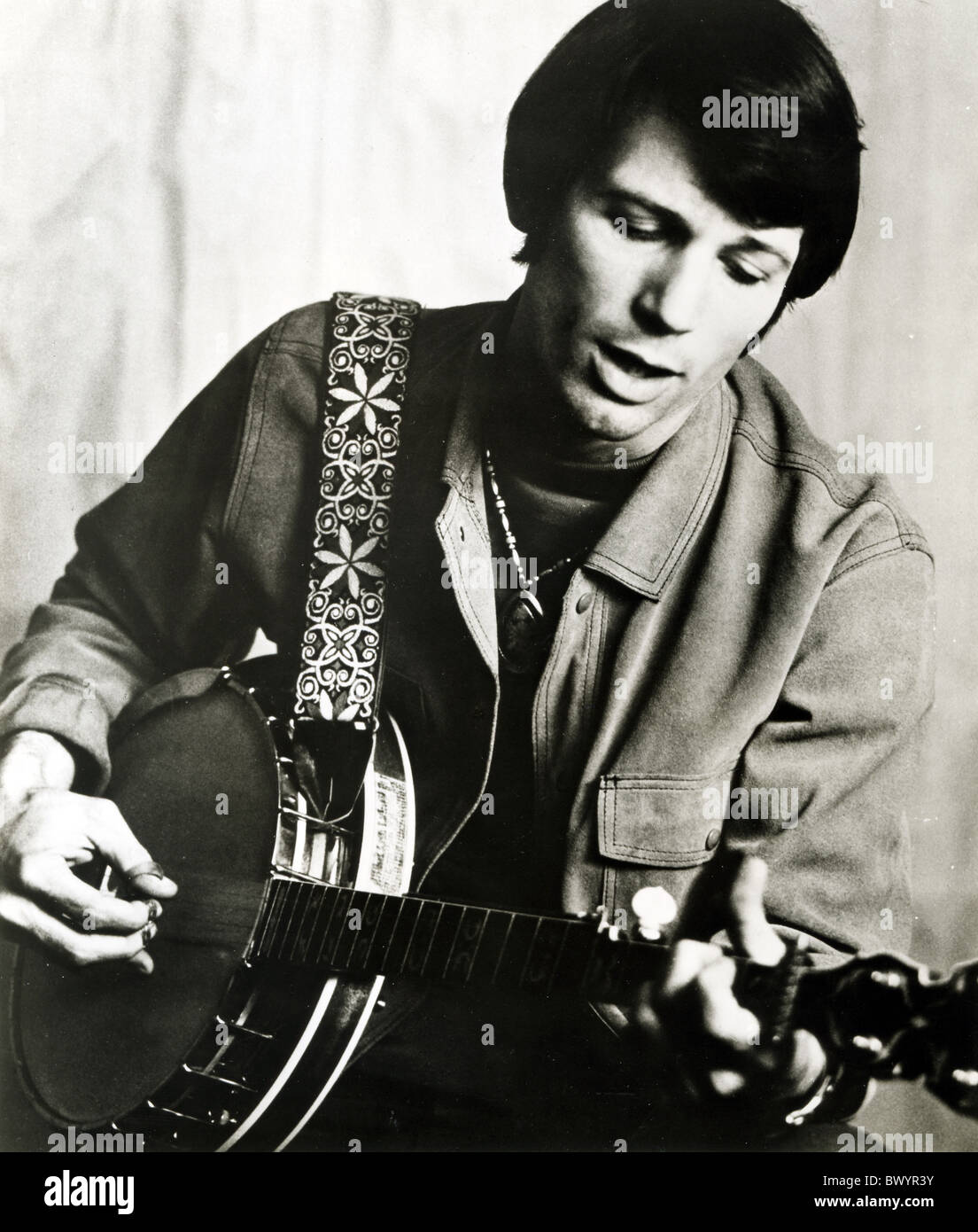 JOHN HARTFORD (1937-2001) US folk, country et bluegrass musicien Banque D'Images
